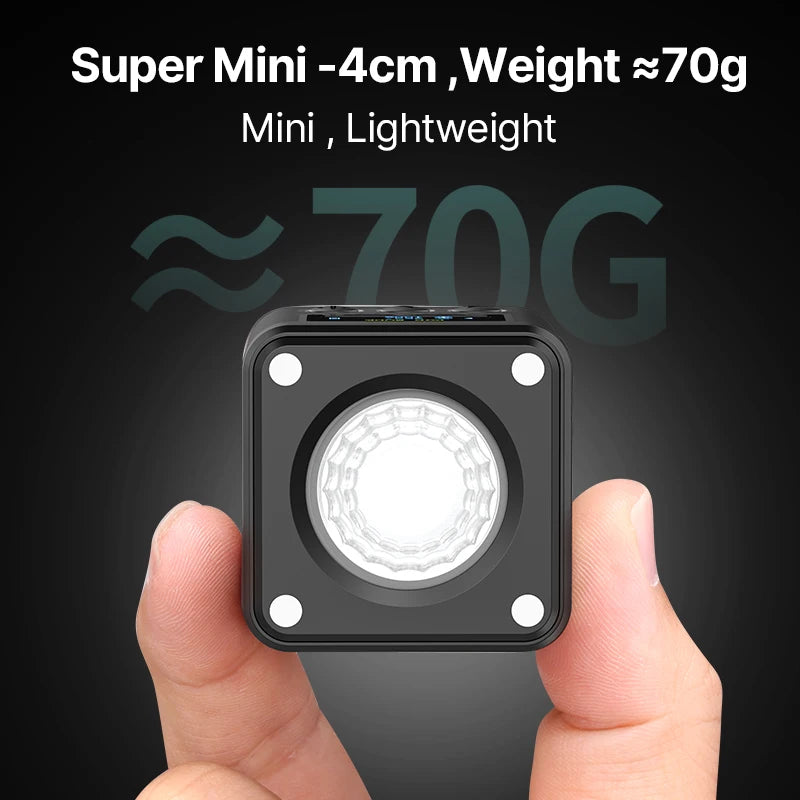Ulanzi L2 RGB Mini COB Video Light | Portable, Rechargeable