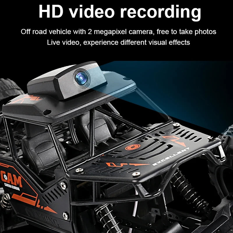 RC Car with HD 720P WiFi FPV Camera | 30m Range, Metal Construction