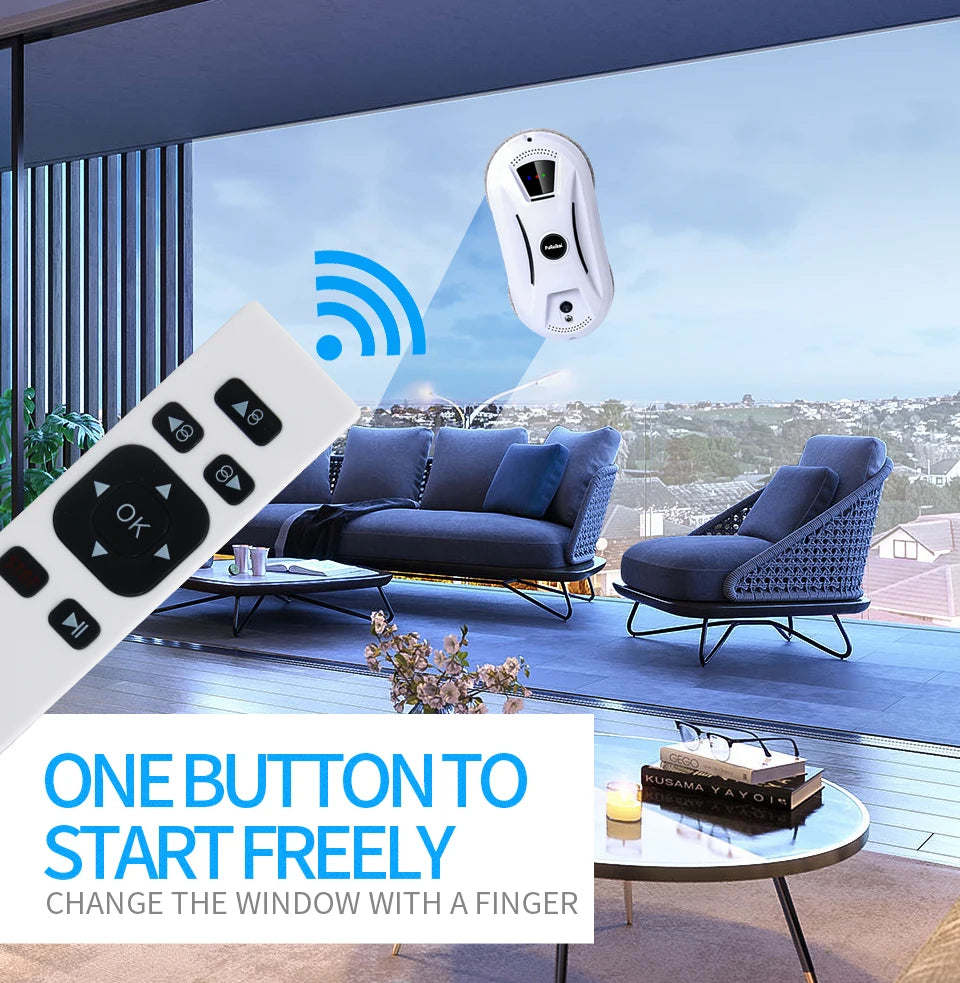 Window Cleaning Robot | Automatic, Smart Navigation, Remote