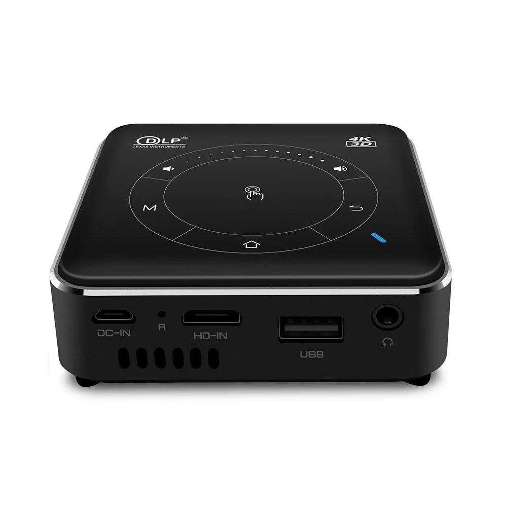 DLP P11 4K Mini Portable LED Projector | Quad Core, 0.7kg, Compact