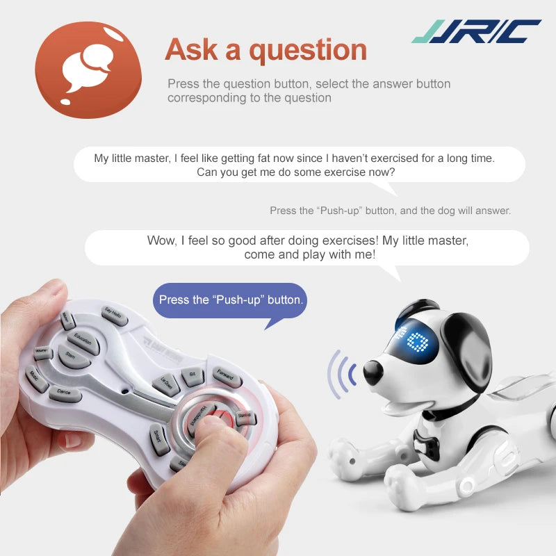Programmable Smart Robot Dog | Remote Control, Lithium Battery, Fast