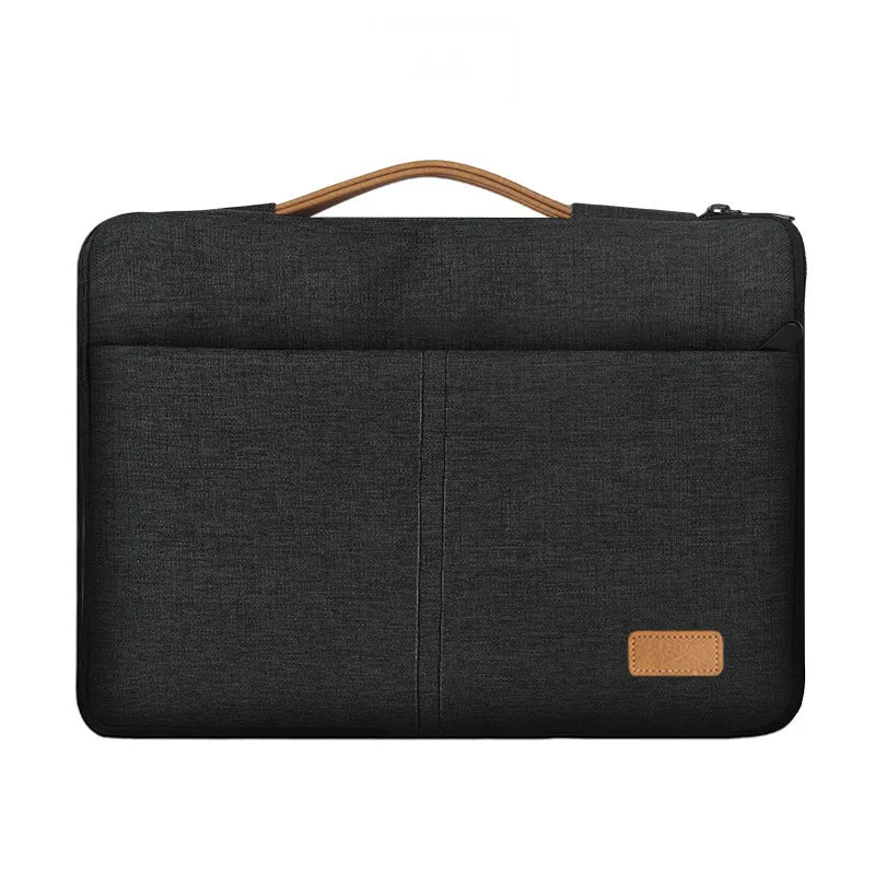 Waterproof Notebook Sleeve Bag | PU Leather, Shoulder Strap, Multi-Use