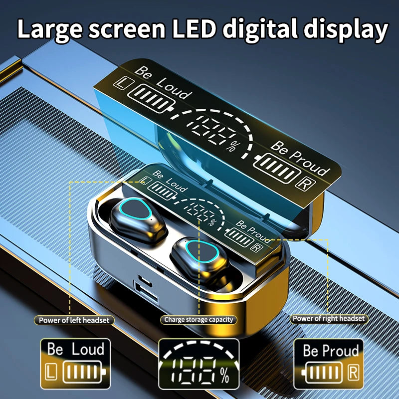 Bluetooth 5.1 TWS Earphones | Dual Drivers, Hi-Fi Sound