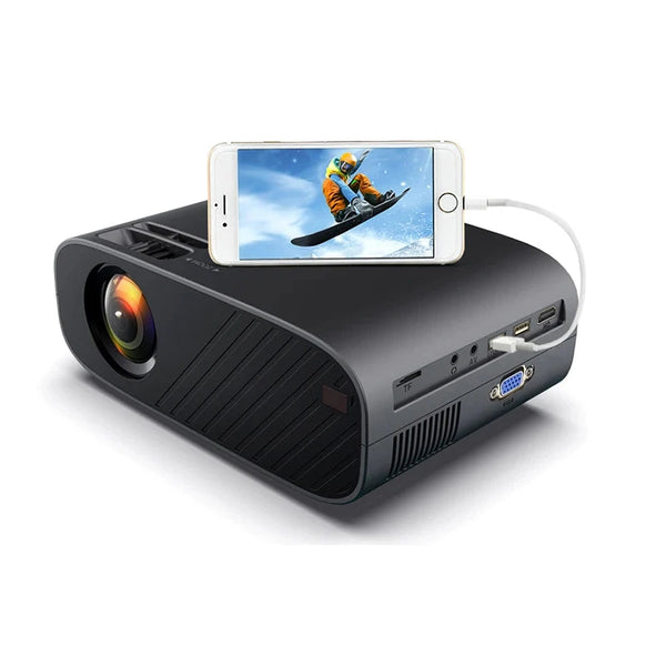 720P Portable LED Projector | Android, WiFi, Bluetooth, 2800 Lumens