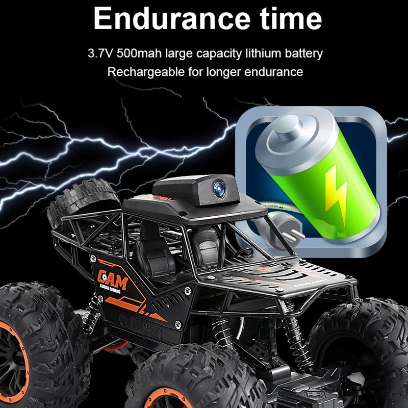 RC Car with HD 720P WiFi FPV Camera | 30m Range, Metal Construction