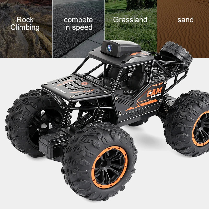 RC Car with HD 720P WiFi FPV Camera | 30m Range, Metal Construction