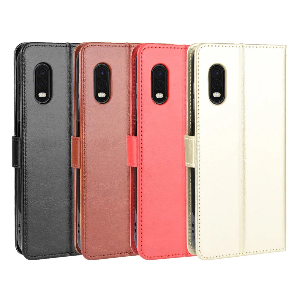 Leather Flip Case for Samsung | Geometric Pattern, Matte Finish