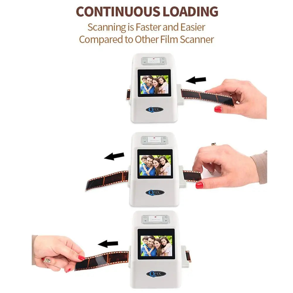 Portable 35mm Film Scanner | 2.4 inch LCD, 22MP, CMOS