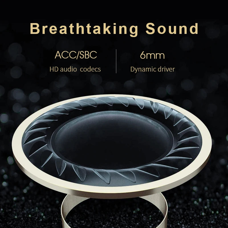 TWS 5.0 Bluetooth Earbuds | Dual Microphone, Waterproof