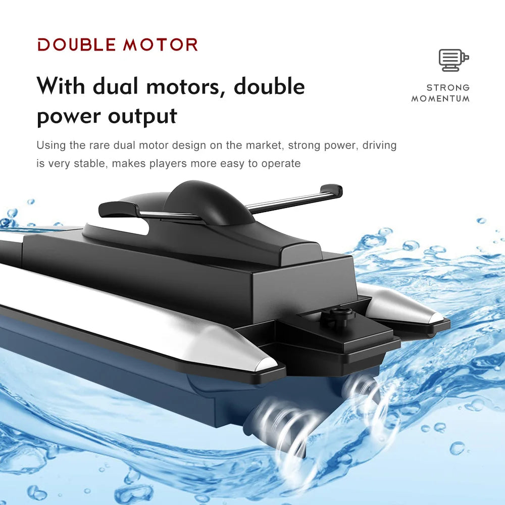 LSRC-B8 RC High Speed Boat | 2.4GHz, 60-80m Range, 30min Runtime