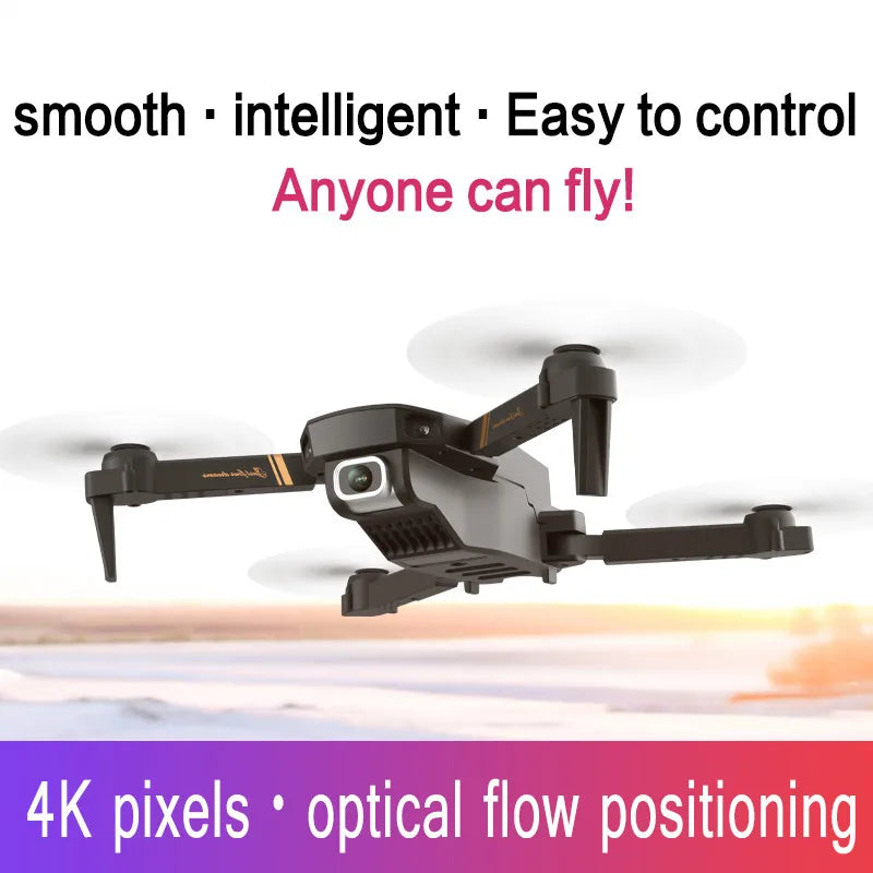 4K HD Dual Camera Drone | Wide Angle, FPV, Professional