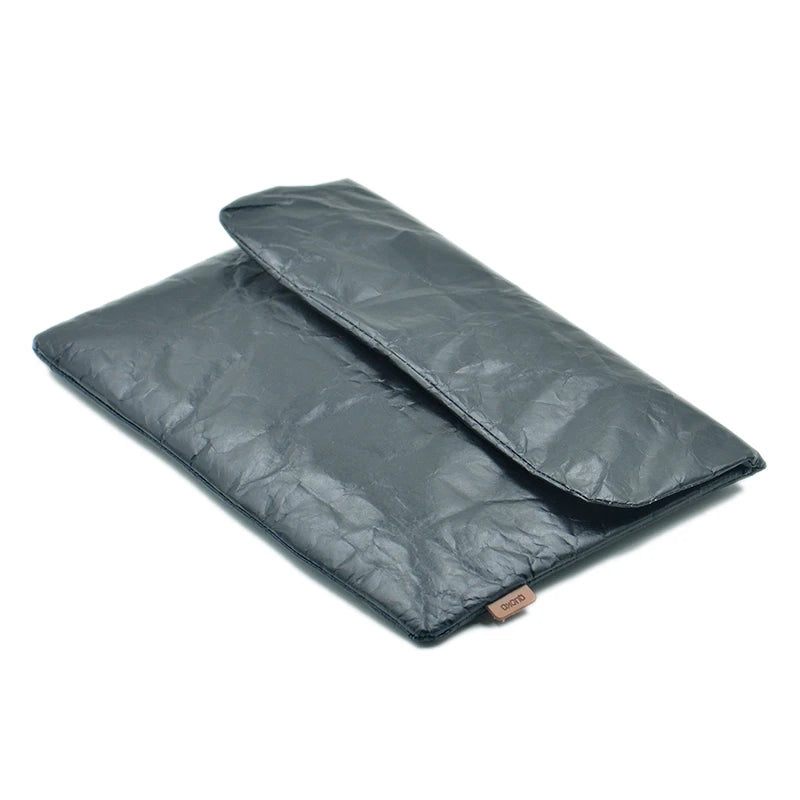 Tyvek Fiber Paper Laptop Sleeve Case | Microfiber, Hasp Closure, Unisex