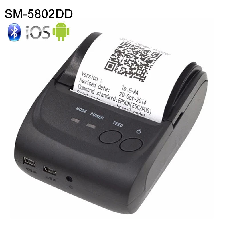 Xprinter 58mm Bluetooth Thermal Printer | Portable, 90mm/s