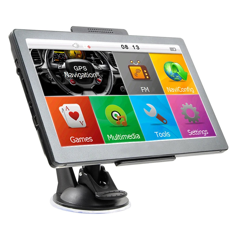 7" HD Car GPS Navigation | Touch Screen, FM, MP3/MP4