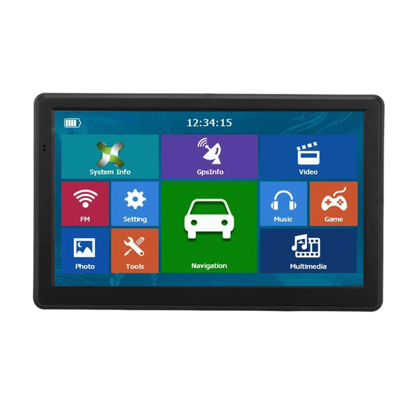 7" Car GPS Navigation 8GB | Touch Screen, FM, MP3/MP4