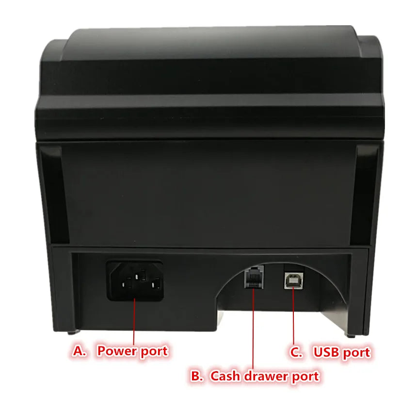Barcode Label Printer | 40ppm, Auto/Manual Feed, Compact