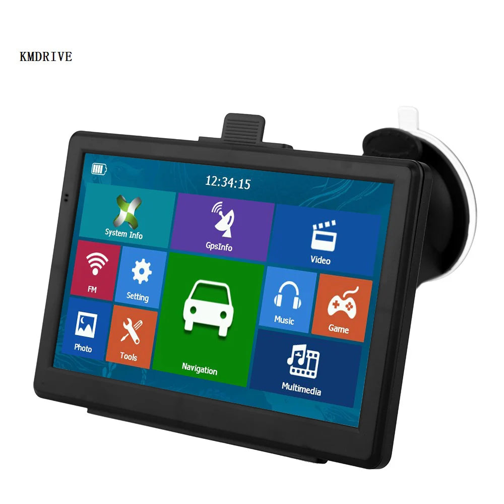 7" Car GPS Navigation 8GB | Touch Screen, FM, MP3/MP4