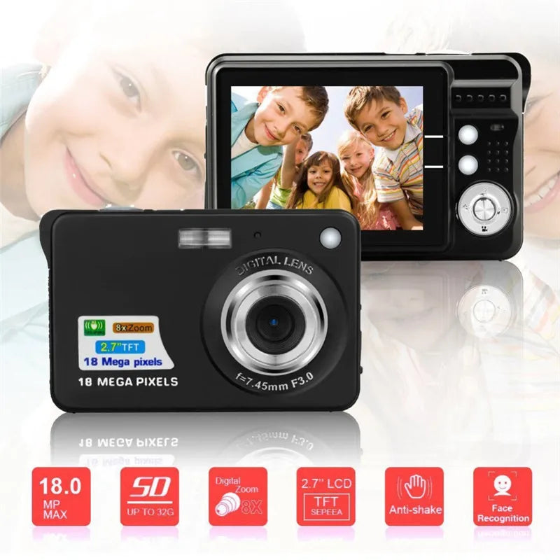 21MP HD Digital Video Camera | 1080P, 2.7 inch LCD, Rechargeable