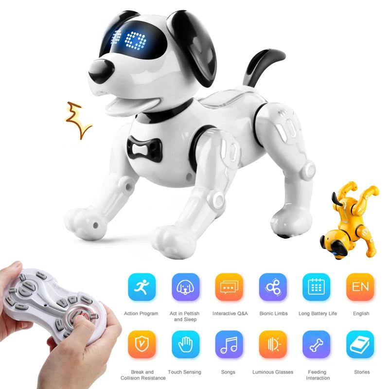 Programmable Smart Robot Dog | Remote Control, Lithium Battery, Fast