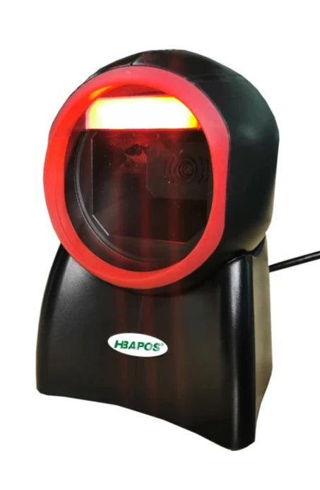 HBAPOS 2D Omnidirectional Barcode Scanner | Desktop, USB, 200/Sec