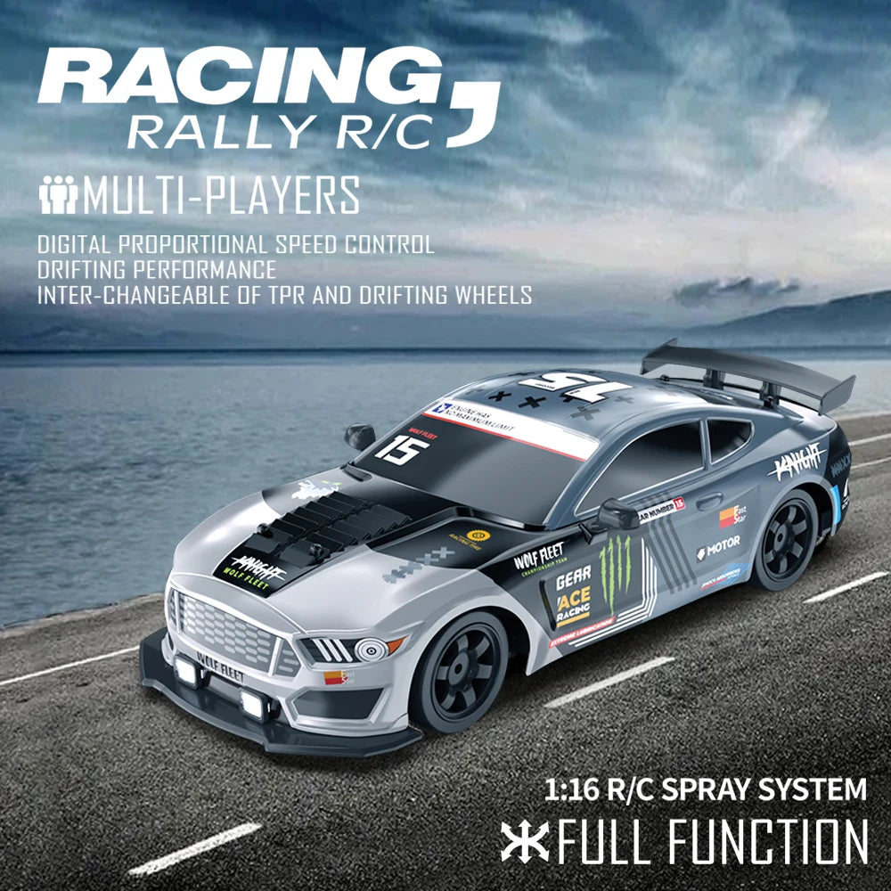 High Speed RC Car | 35-100m Range, Lithium Battery, Metal