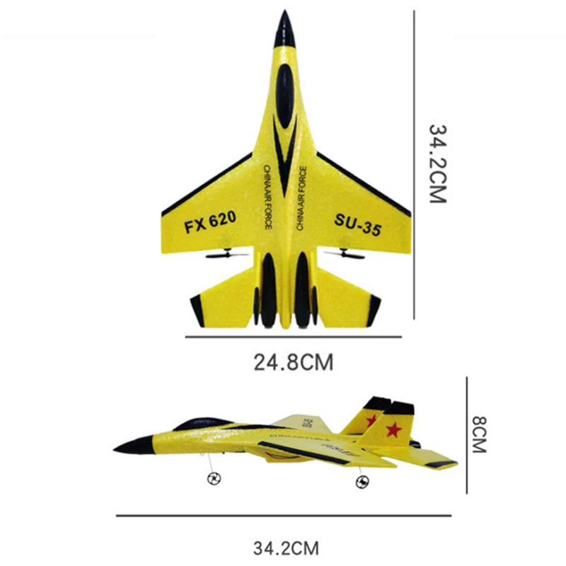 RC Plane Quadcopter Glider | Video Capture, 2-Channel, 50-100m Range