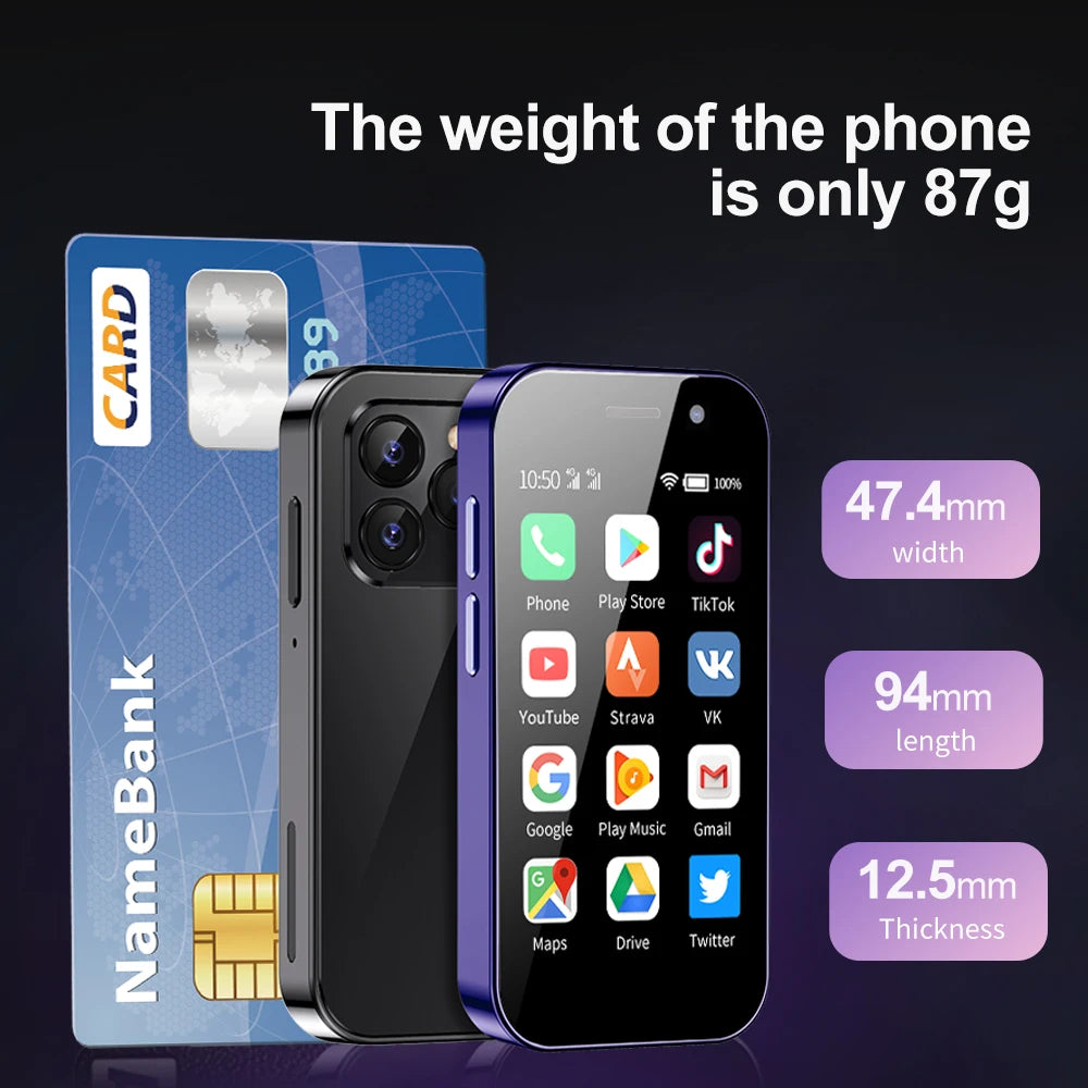 SERVO 15Pro 3 inch Mini Smartphone | 8MP Camera, Android, Fast Charging