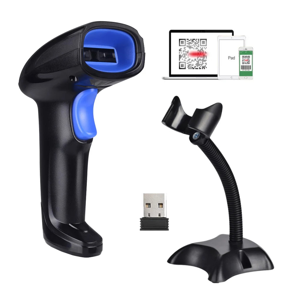 1100 1D Laser Barcode Scanner | Wireless, 200 Scans/Sec