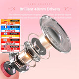 LED Wired Gaming Headphones | Active Noise Cancellation, Dual Drivers