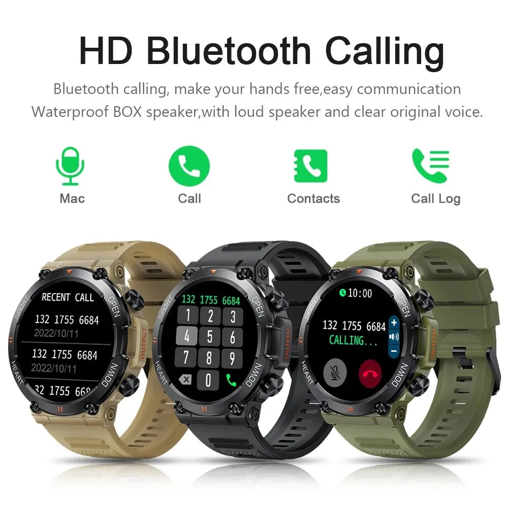 1.39 inch Men's Bluetooth Smart Watch | Fitness Tracker, Chronograph, Alarm