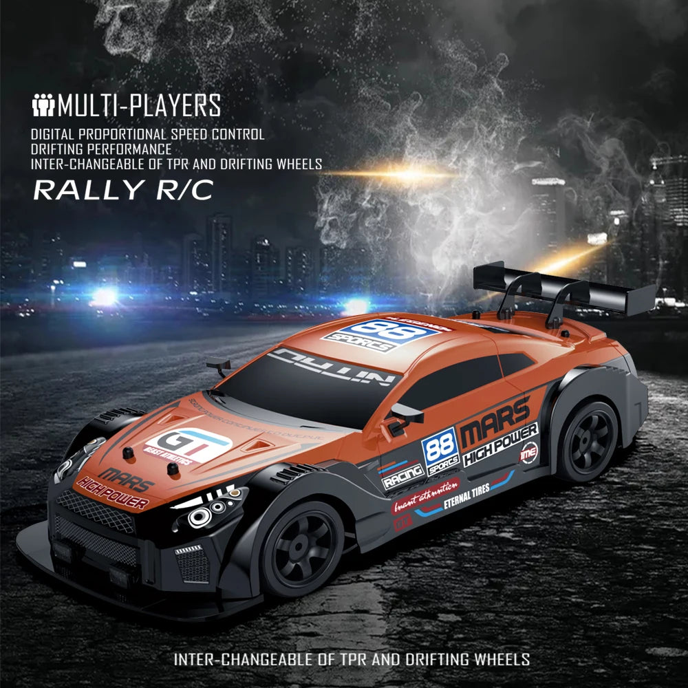 High Speed RC Car | 35-100m Range, Lithium Battery, Metal