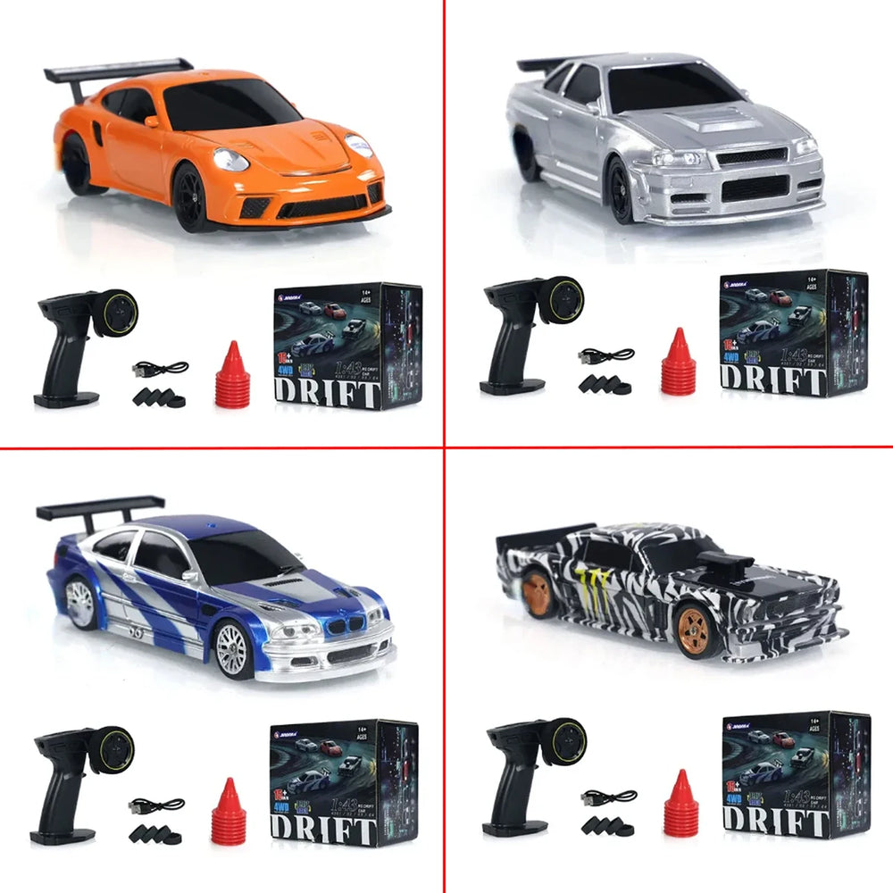 SMODELF 2.4G RC Sports Car | 80m Range, Lithium Battery, Metal/Plastic