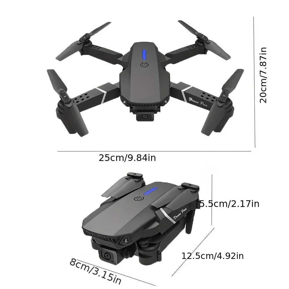 RC Drone 4K Professional | 1080P Wide Angle Camera, GPS