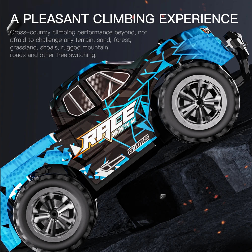 Off-Road Electric RC Car | 40m Range, Metal, 24.5x14.5x9.5cm