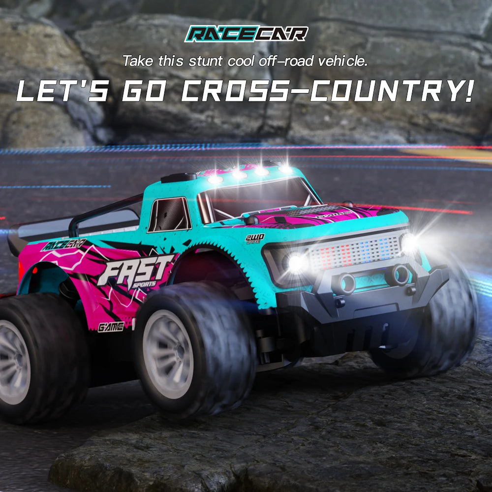 4WD Toy Remote Control Car | Lithium Battery, 30m Range, Metal