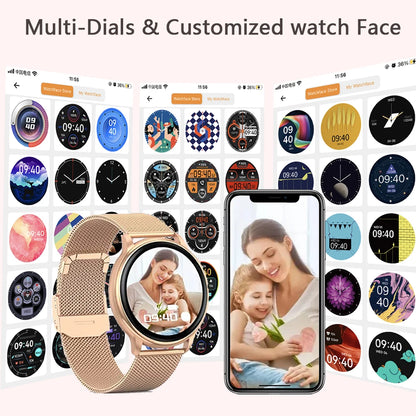 WEEDOM Custom Dial Bluetooth Call Smart Watch | Fitness Tracker, Remote Control