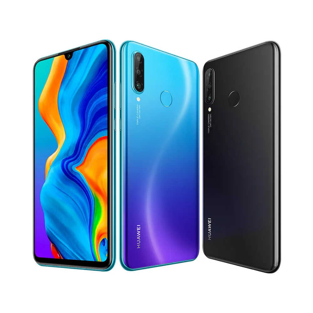 Huawei P30 Lite Smartphone | 6.15 inch Water Drop Screen, 128GB, Fingerprint