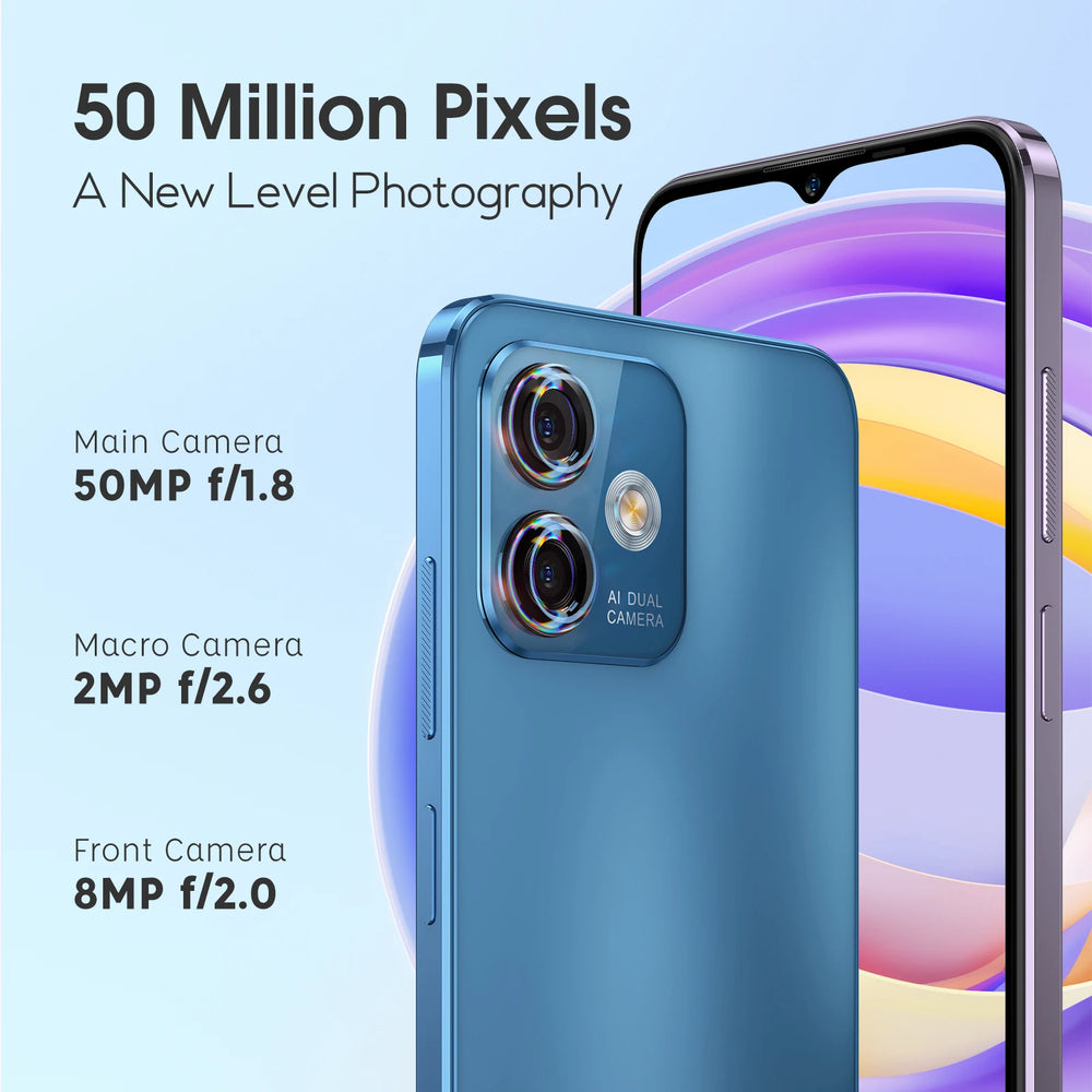 Ulefone Note 16 Pro Smartphone | 720x1600 HD+, 50MP Front, 8MP Rear, Fast Charge