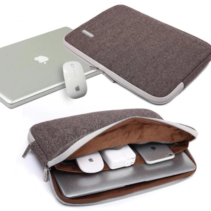 Sleeve Case for MacBook | Canvas Material, Zipper Closure, Unisex