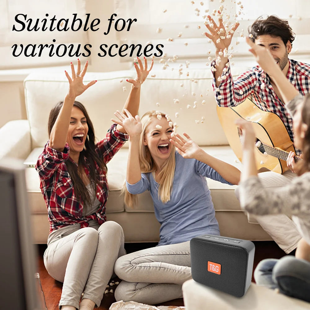 TG608 Mini Wireless Bluetooth Speaker | Outdoor Portable, Waterproof, 2.0 Channel, Battery