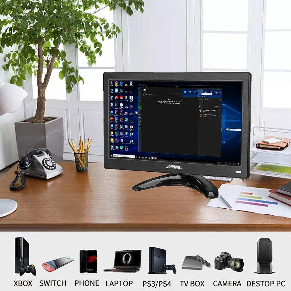 JOHNWILL 13.3 inch Portable Monitor | 1366x768, 60Hz, TFT