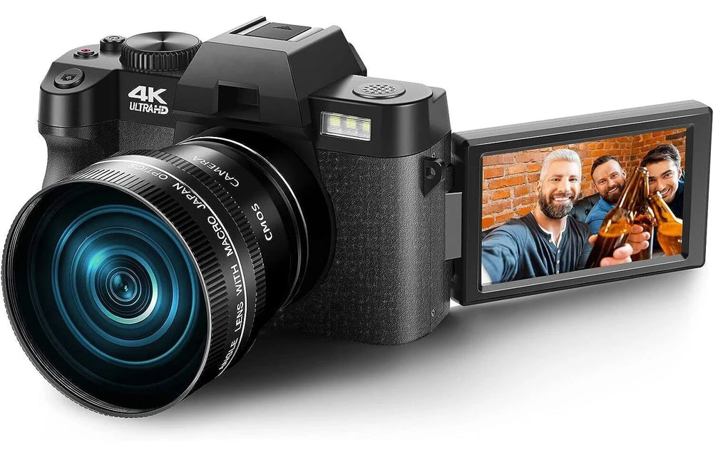 4K Digital Camera with Macro Lens | CMOS, WiFi, Interchangeable