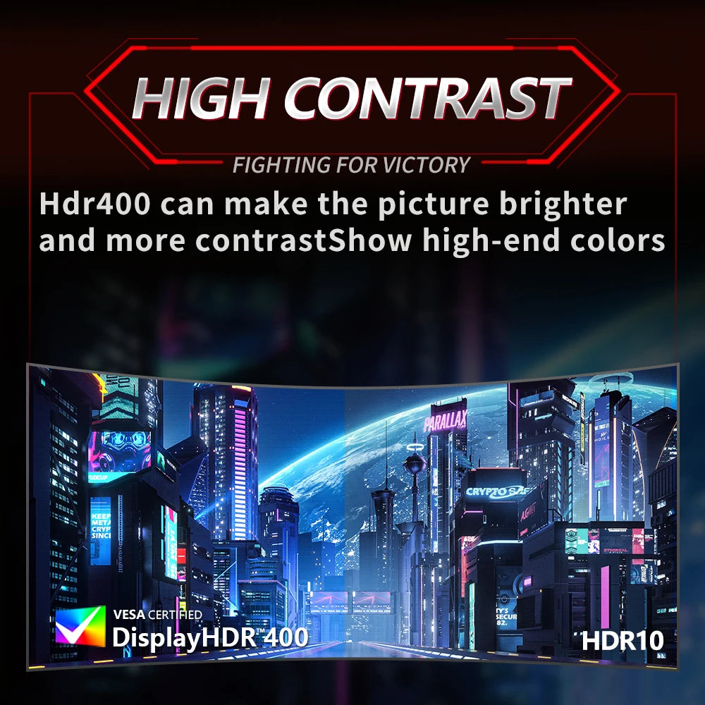 MUCAI 34 Inch Gaming Monitor | 144Hz, WQHD 3440x1440, Curved 1500R