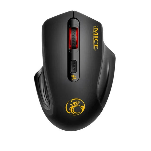 2.4GHz Wireless Optical Mouse - 1600 DPI 4-Button Ergonomic Design