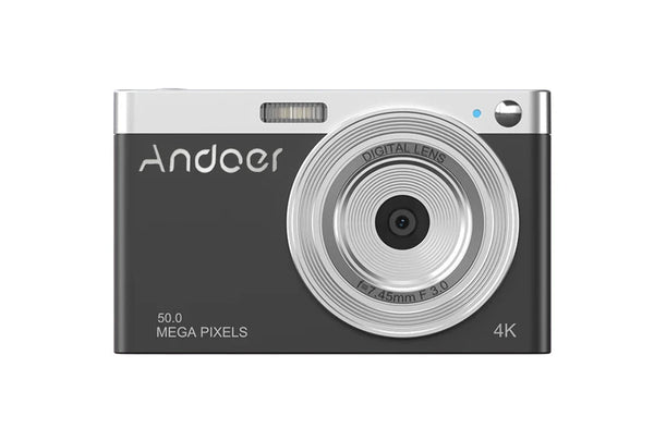 50MP 4K Digital Camera | 16x Zoom, Face Recognition, 2.88"