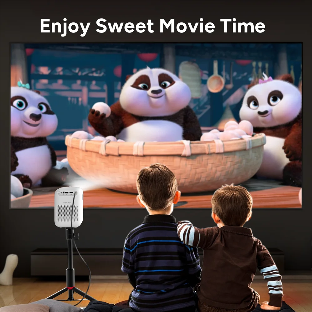 WEWATCH V30 Portable Mini Smart Projector | HD, WiFi, Compact