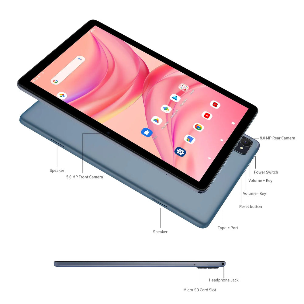 Vasoun Android 13 Tablet 10.1" | 12GB RAM, 128GB, 4G Dual SIM