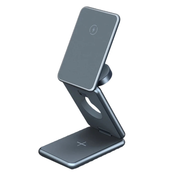 15W Wireless Charger Stand for iPhone and Samsung | Magnetic, Indicator, Cable