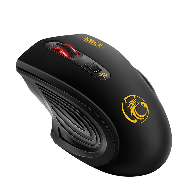 2.4GHz Wireless Optical Mouse - 1600 DPI 4-Button Ergonomic Design