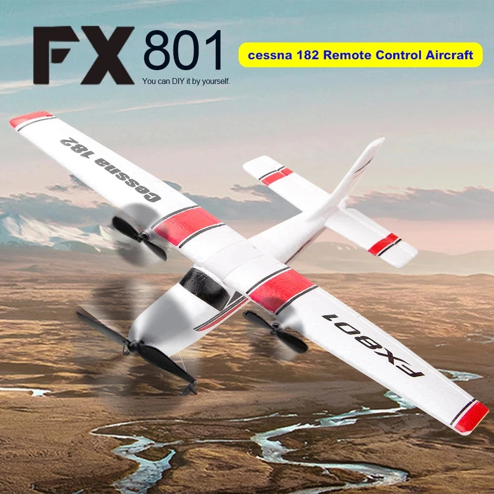 FX801 RC Plane | 2-Channel Foam Aircraft, 10-20min Flight